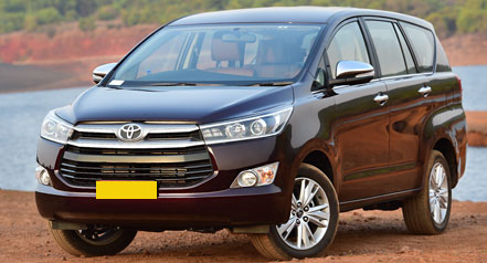 Innova Crysta Car Rental with Driver in Bangalore,Cabsrental.in