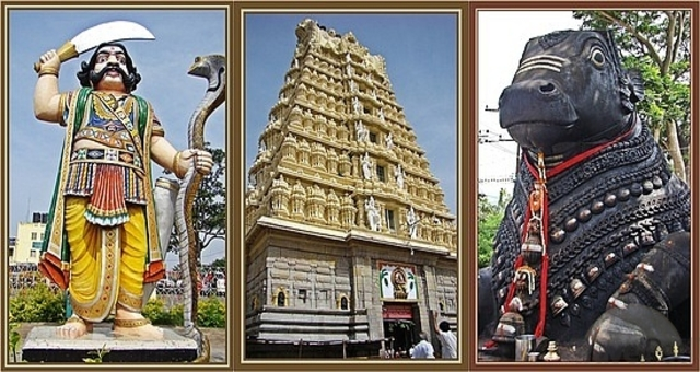 Chamundeshwari Temple.Mysore City darshan Cab,cabsrental.in
