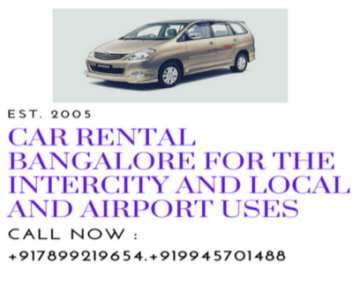 INTERCITY Car rental service in Bangalore.cabsrental.in