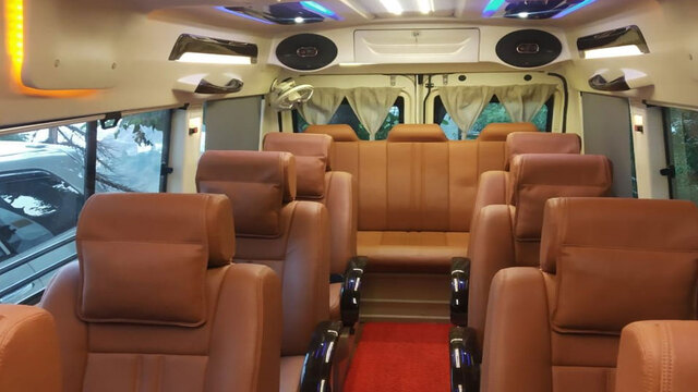 Force Tempo 9 Seater Wedding Car Rental in Bangalore.cabsrental.in