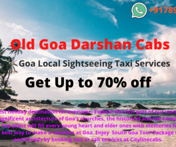Old Goa Darshan Cabs, Goa Local Sightseeing Taxi,cabsrental.in