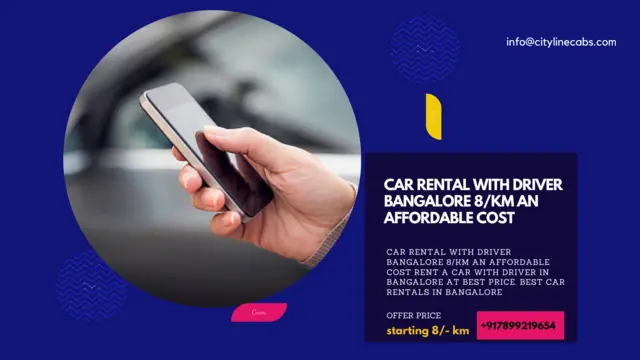 Car Rental with Driver Bangalore 8km An Affordable Cost,cabsrental.in