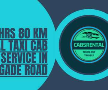 8Hrs 80 Km Local Taxi Cab Service in Brigade Road