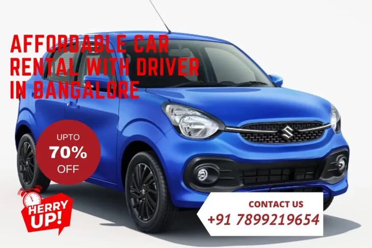 Affordable car rental with driver in Bangalore