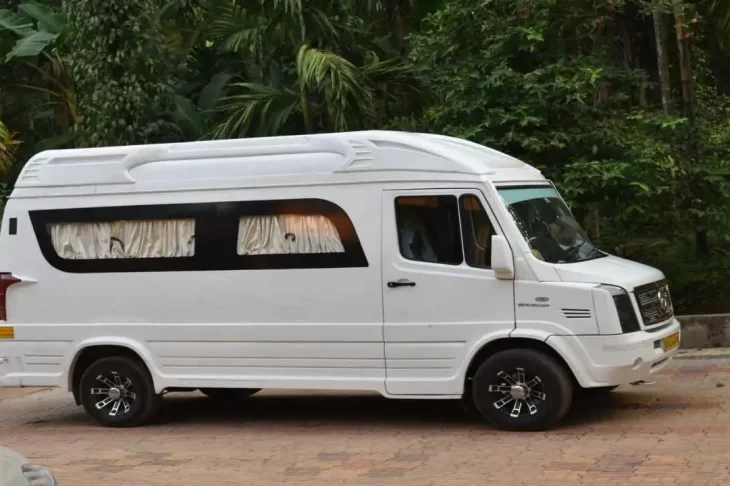 Affordable 9-seater van hire with chauffeur in Bangalore