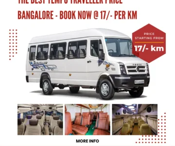 The Best Tempo Traveller Price Bangalore - Book Now @ 17/-