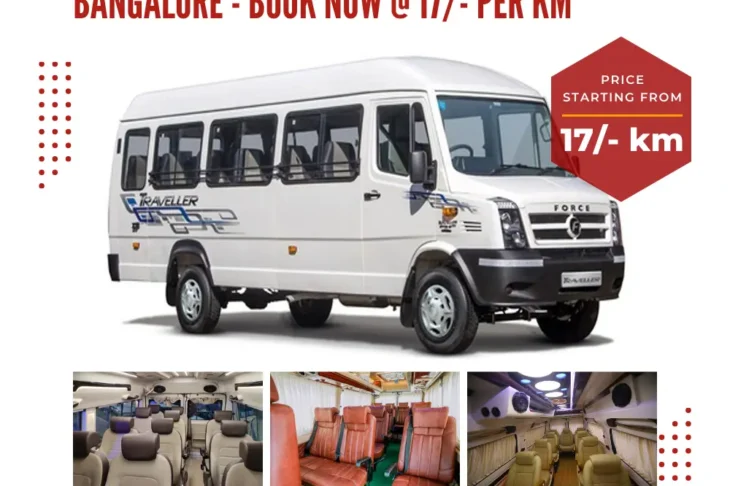 The Best Tempo Traveller Price Bangalore - Book Now @ 17/-
