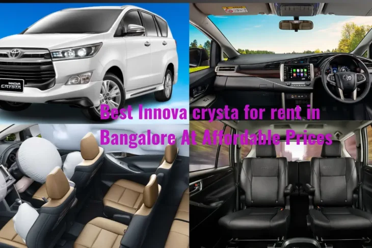 Best Innova crysta for rent in Bangalore At Affordable Prices