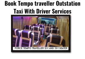12-Seater Deluxe Tempo Traveller Rental With Driver Easy Service