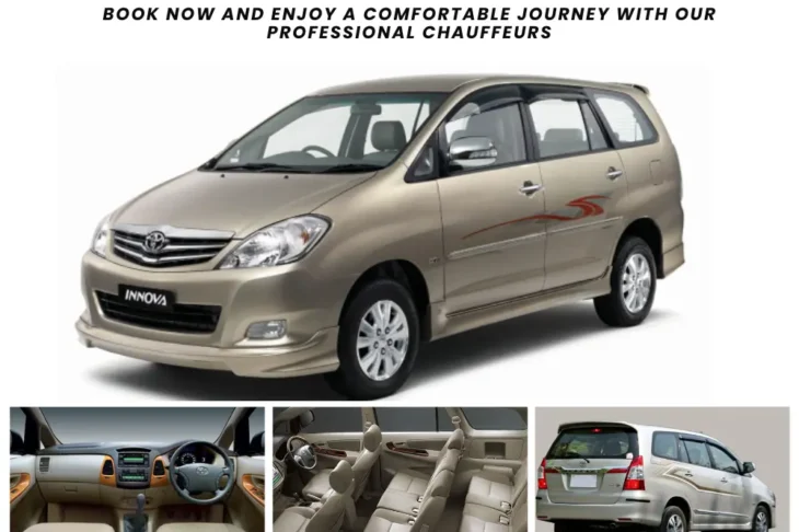 INNOVA car rental bangalore with driver innova 7+1 Seater from Starts ₹ 5,200/day