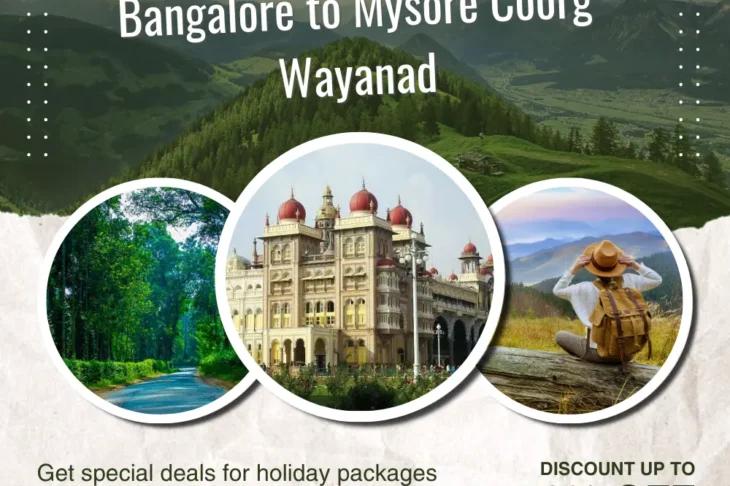 Car Rental with Driver for Bangalore to Mysore Coorg Wayanad